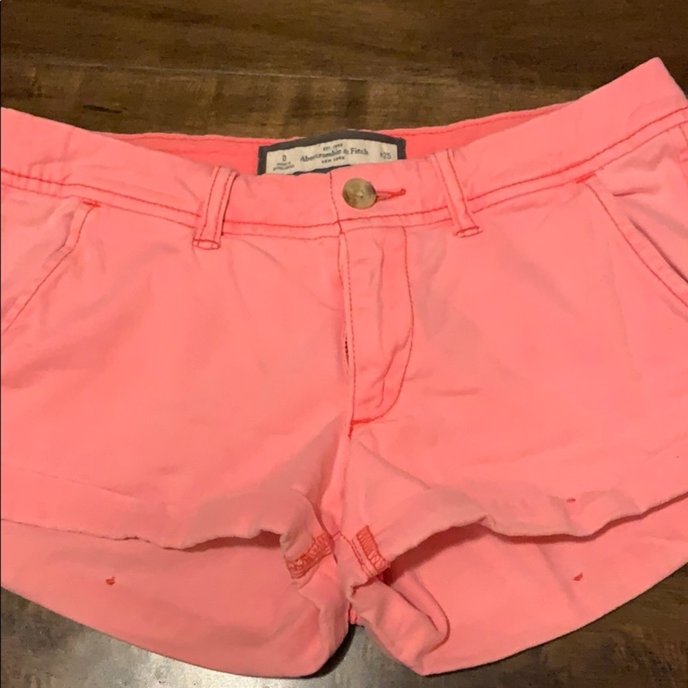pink (salmon) shorts